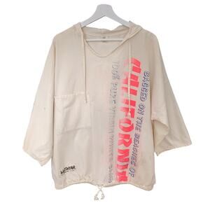 Vintage 80's LA Trenzz Sandbag Shirt One Size Bagged On The Beaches California